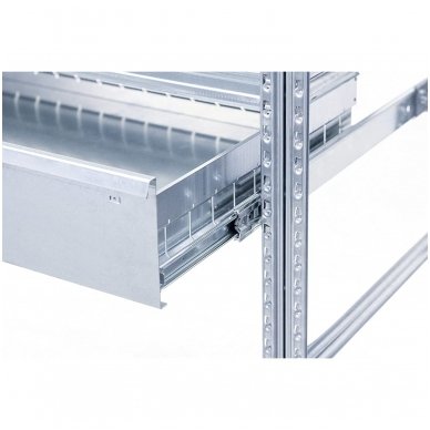 Metaliniai stalčiai stelažams 1200x500x66 mm Metaliniai stalčiai stelažams 1200x500x66 mm